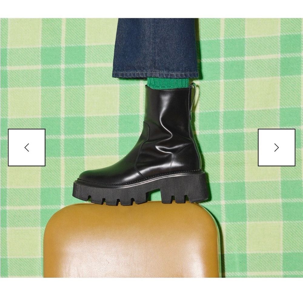 Freda Salvador Sleek Black Moto Boots